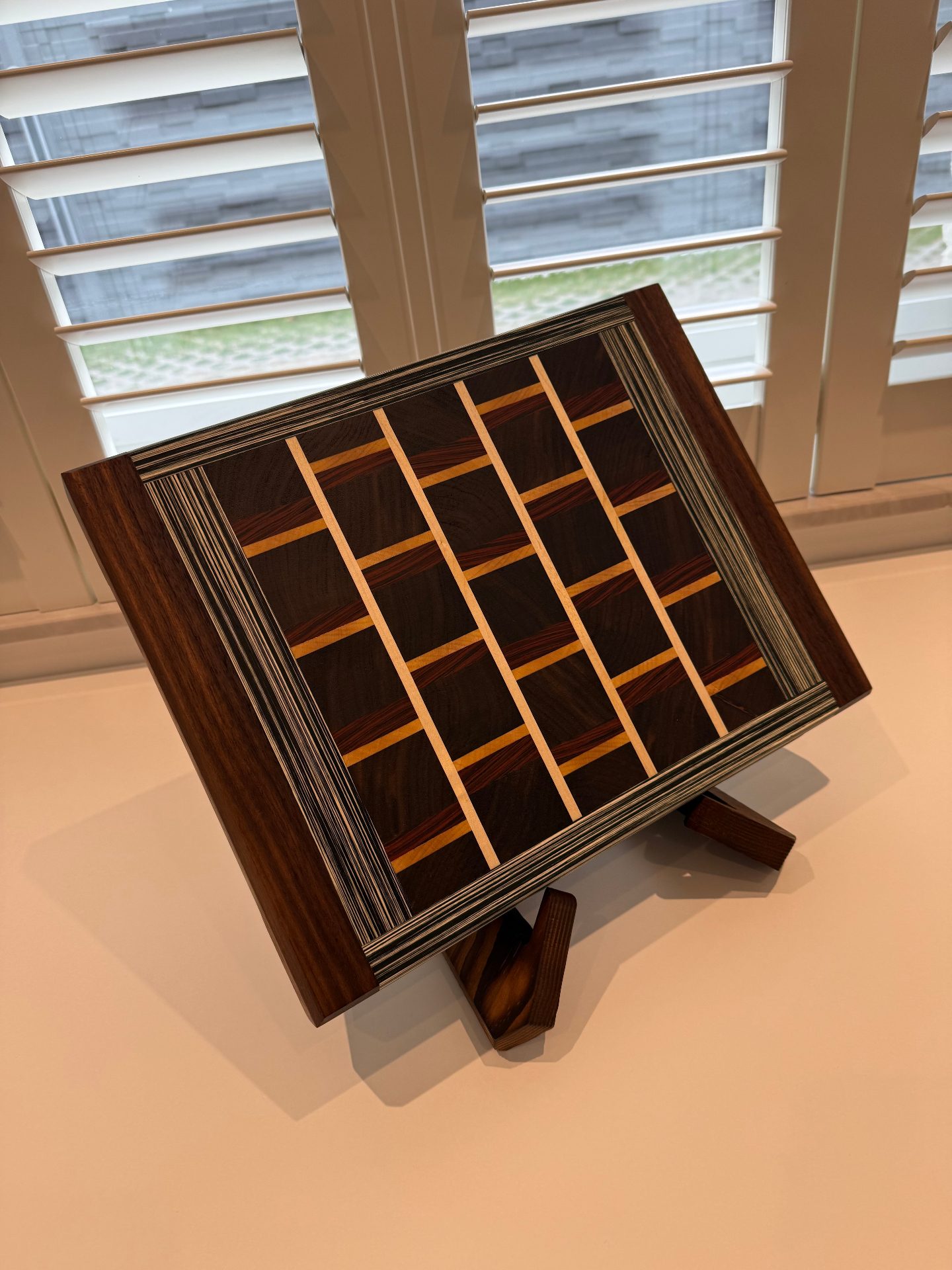 Schneideboard — Nuss · Ahorn · Makassar