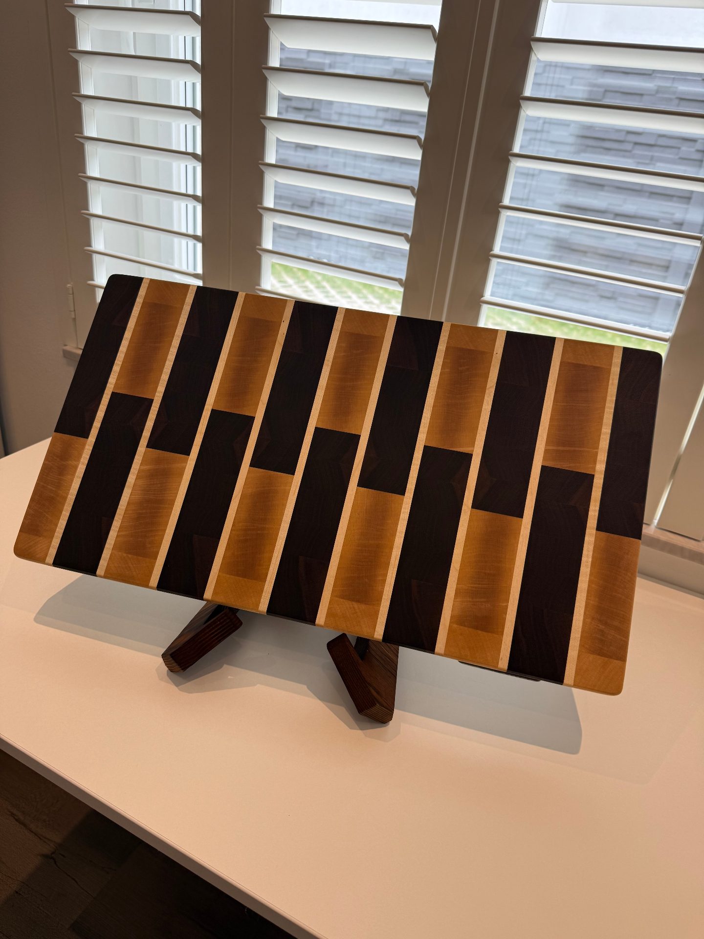 XXL-Schneideboard — Nuss · Ahorn