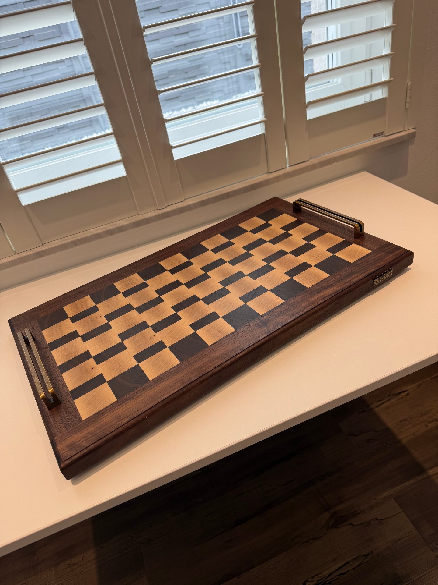 XXL Barbecue-Plate — Nuss · Ahorn