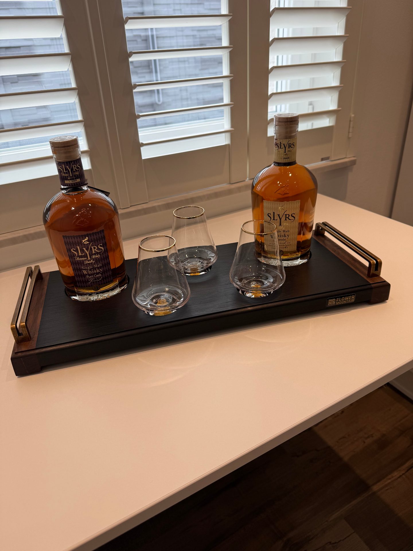 Whisky Tasting Board — Mahagoni · Black SaRaiFo