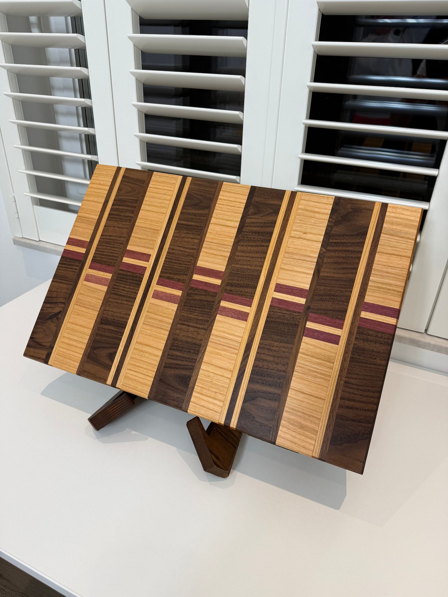 XXL-Schneideboard — Nuss · Kirsche · Amaranth
