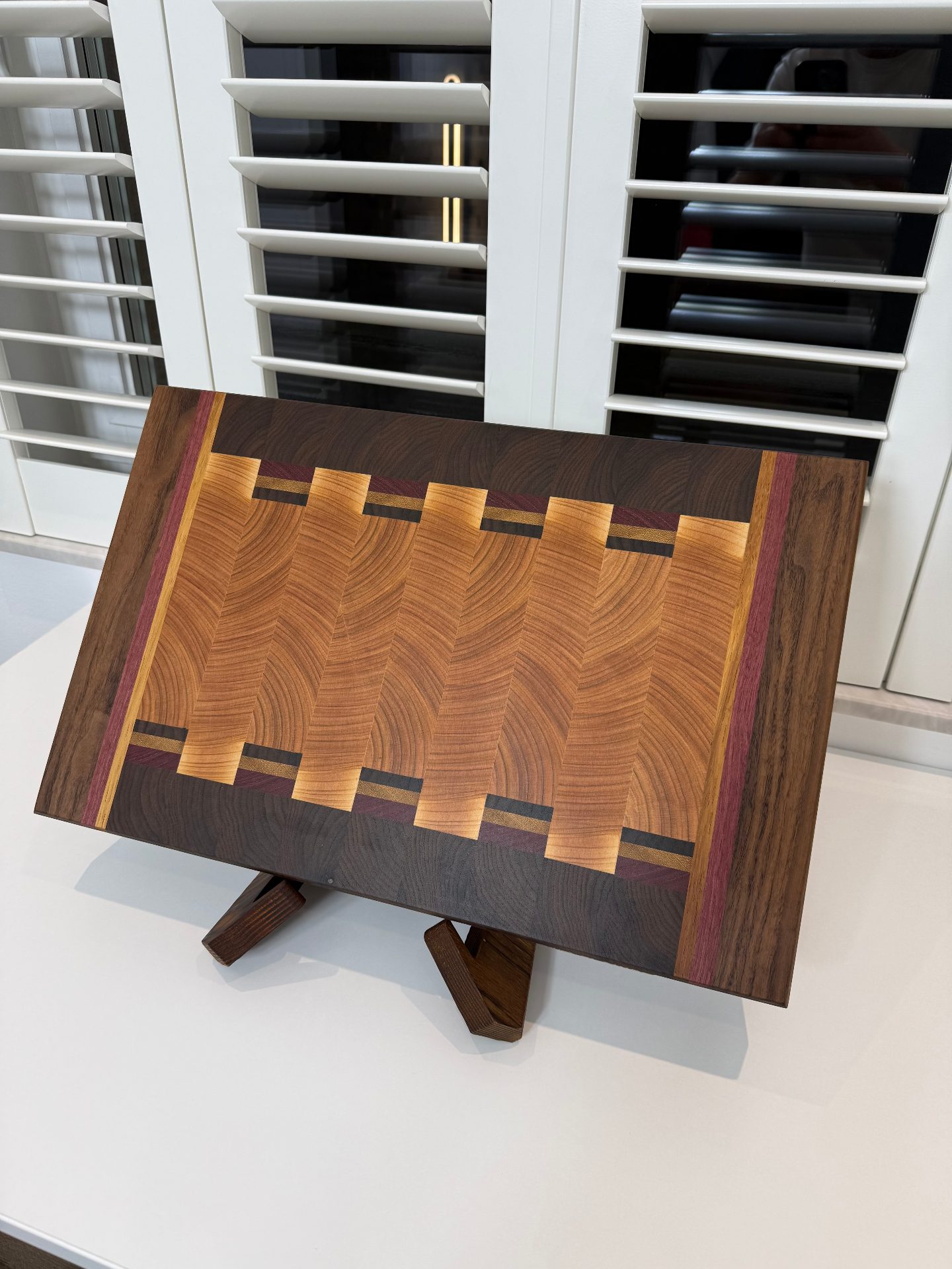 XXL-Schneideboard — Kirsche · Nuss · Amaranth · Kambala