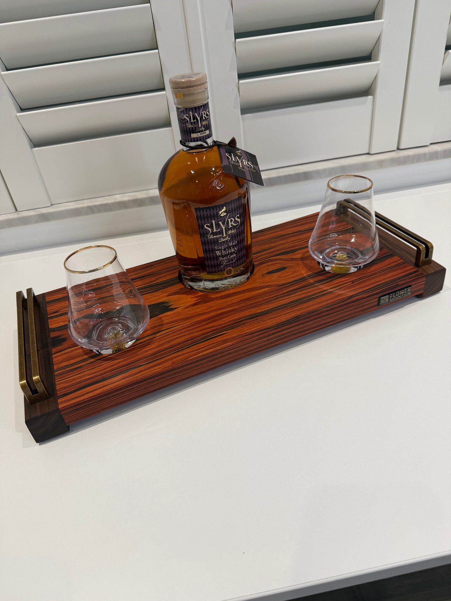 Whisky Tasting Board — SaRaiFo · Cocobolo · Nuss