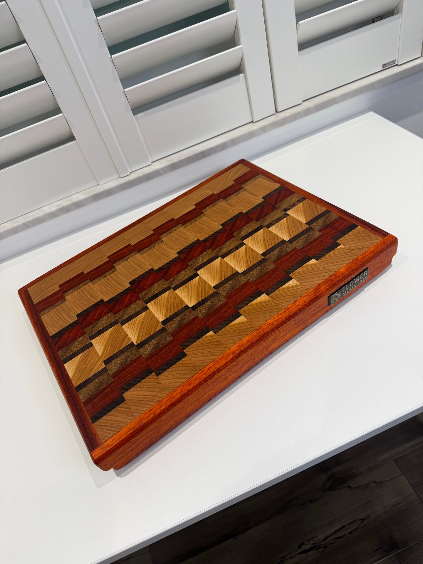 XXL-Schneideboard — Kirsche · Nuss · Amaranth · Kambala · Padouk