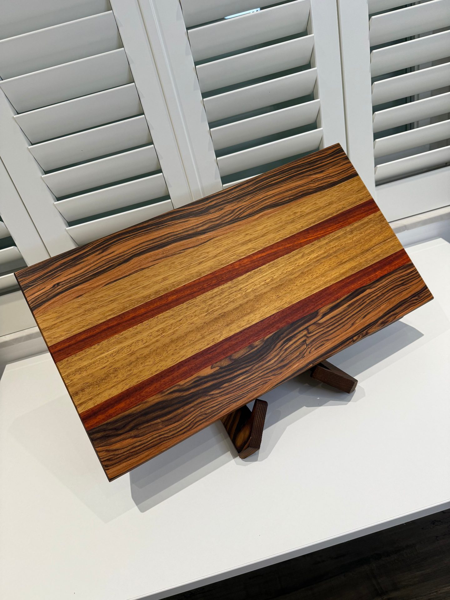 XXL-Schneideboard — SaRaiFo Cocobolo · Amaranth · Kambala