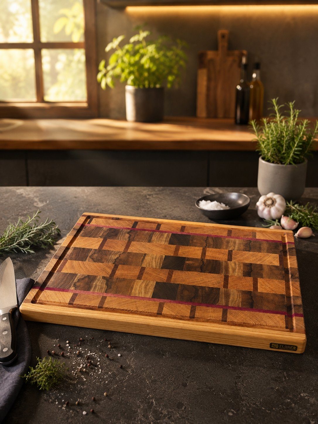 XXL-Board — Eiche · Black Limba · Wenge · Amaranth · Kirschbaum
